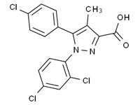 5-(4-氯苯基)-1-(2,4-二氯苯基)-4-甲基吡唑-3-羧酸，98%