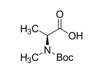 Boc-N-甲基-L-丙氨酸，98%（GC）