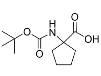1-（叔丁氧基羰氨基）環(huán)戊烷甲酸，97%（GC）