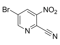5-溴-2-氰基-3-硝基吡啶，98% (HPLC)