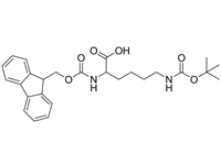 Nε-芴甲氧羰基-Nα-叔丁氧羰基-L-賴(lài)氨酸，99%（HPLC)